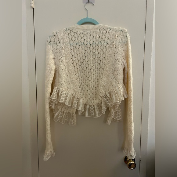NWOT Zara Lace Cardigan - Picture 7 of 9